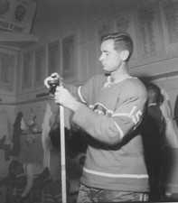 HOCKEY PHOTO PRINT  ROBERT ROUSSEAU MONTREAL  LOCKER ROOM 