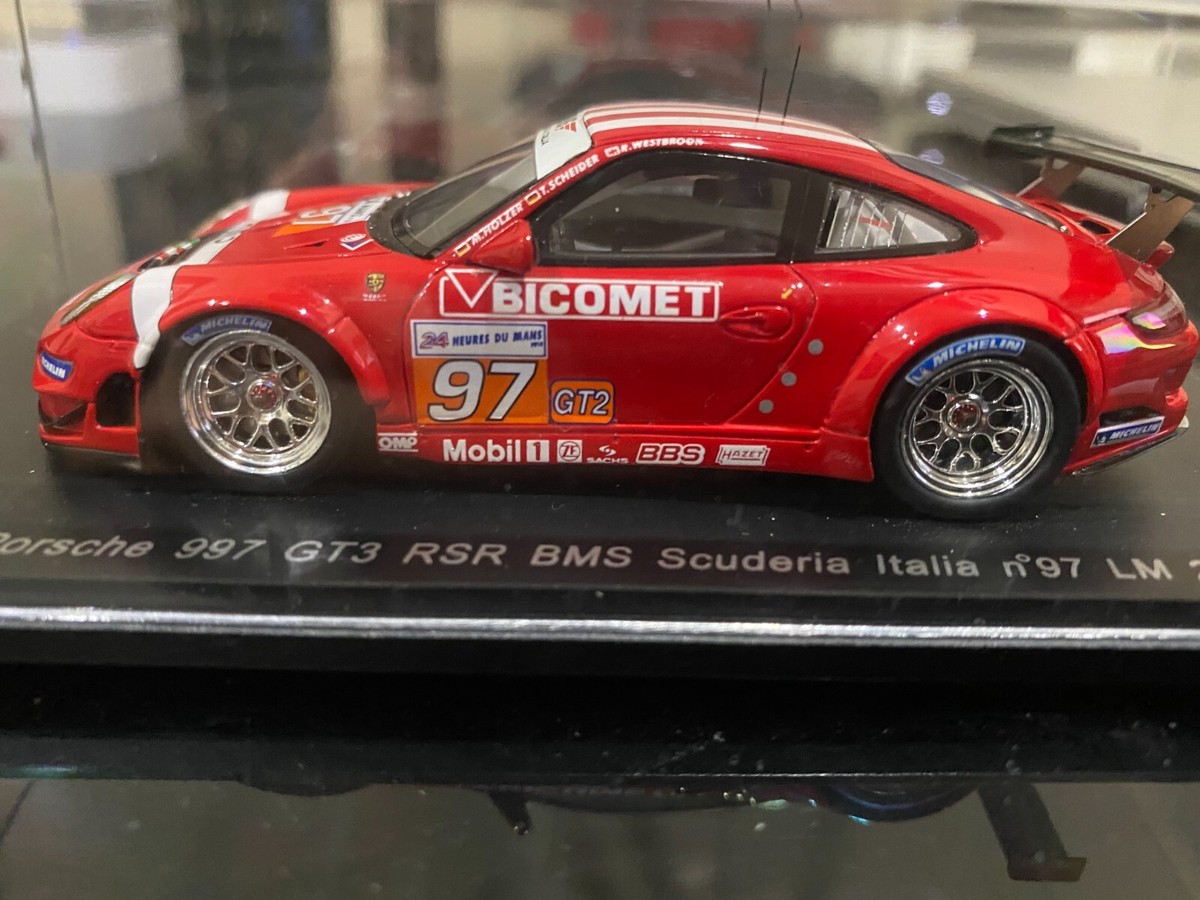 Minichamps Porsche 997 Gt3 RSR BMS Scuderia Italia LM 2010 | eBay