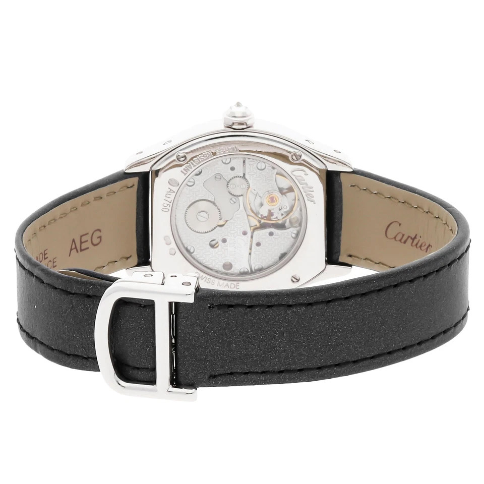 Reloj Cartier Tortue oro blanco cuerda manual damas diamantes WA507231 Foto 4 de 4