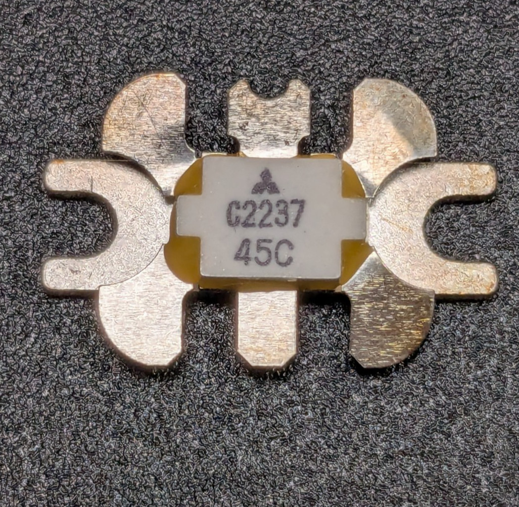NOS OEM Mitsubishi 2SC2237 NPN Epitaxial Planar Transistor 175 MHz 13.5V 6W