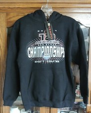 Boys Pullover Hood Hoodie Fleece Black Large 16/18 Kenpo Fashion USA Swimming