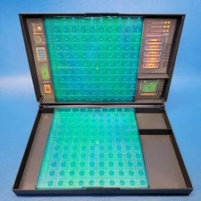 Battleship Game Board Only Replacement Game Piece Dark Gray 1990 MB 4730