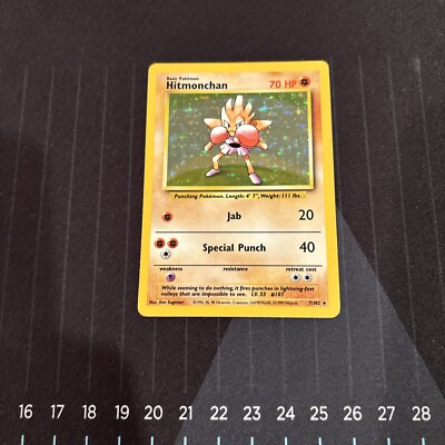 Pokemon Base Set Hitmonchan Card - BS 7/102 - Rare Collectible Trading Card | eBay Pokemon Base Set Hitmonchan Card - BS 7/102 - Rare Collectible Trading Card | eBay
