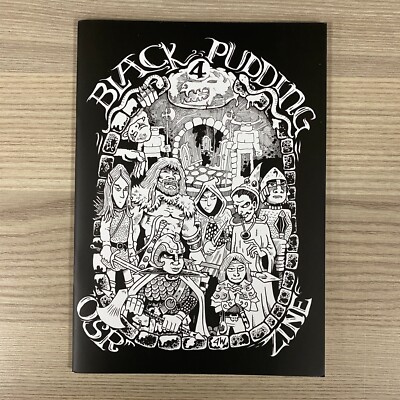 BLACK PUDDING #4 FOUR RANDOM ORDER CREATIONS ROLLENSPIELBUCH RPG REGELBUCH