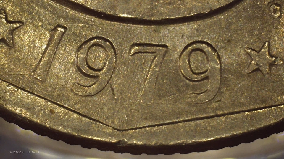 1979 S Susan B Anthony Doubled Die Obverse (Blob) Error AU RARE - Image 3 of 4