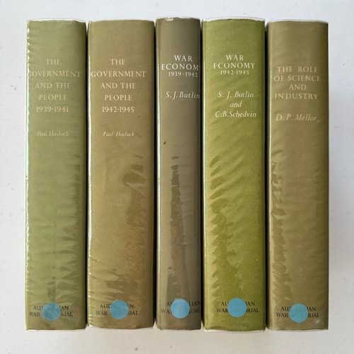 Australia in The War of 1939-1945 Series 4 Civil 5 Volumes Complete World War 2