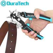 DURATECH Heavy Duty Belt Leather Hole Punch Hole Punch Plier Solid Hole for Belt
