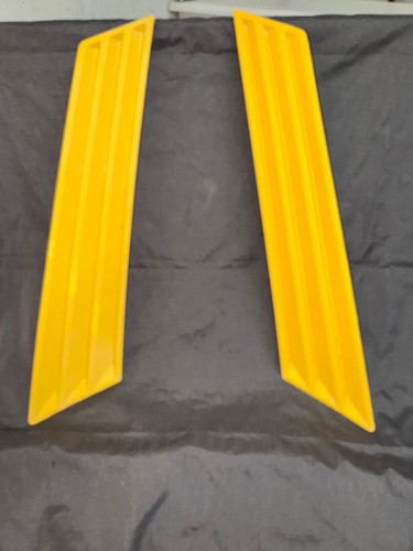 79-86 Mustang Coupe Quarter Window Sail Panels Louvers Trim Notchback OEM Ford - 第 1/8 張圖片