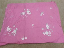 PAIR OF POTTERY BARN KIDS PINK LINED CURTAIN PANELS 44 X 63"