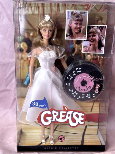Rare Find: 4 GREASE 30th Anniversary Barbie Lot - Sandy, Rizzo, Frenchy, Cha Cha