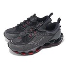 Mizuno Wave Prophecy 13 Black Red Men Road Running Jogging Shoes J1GC2400-52