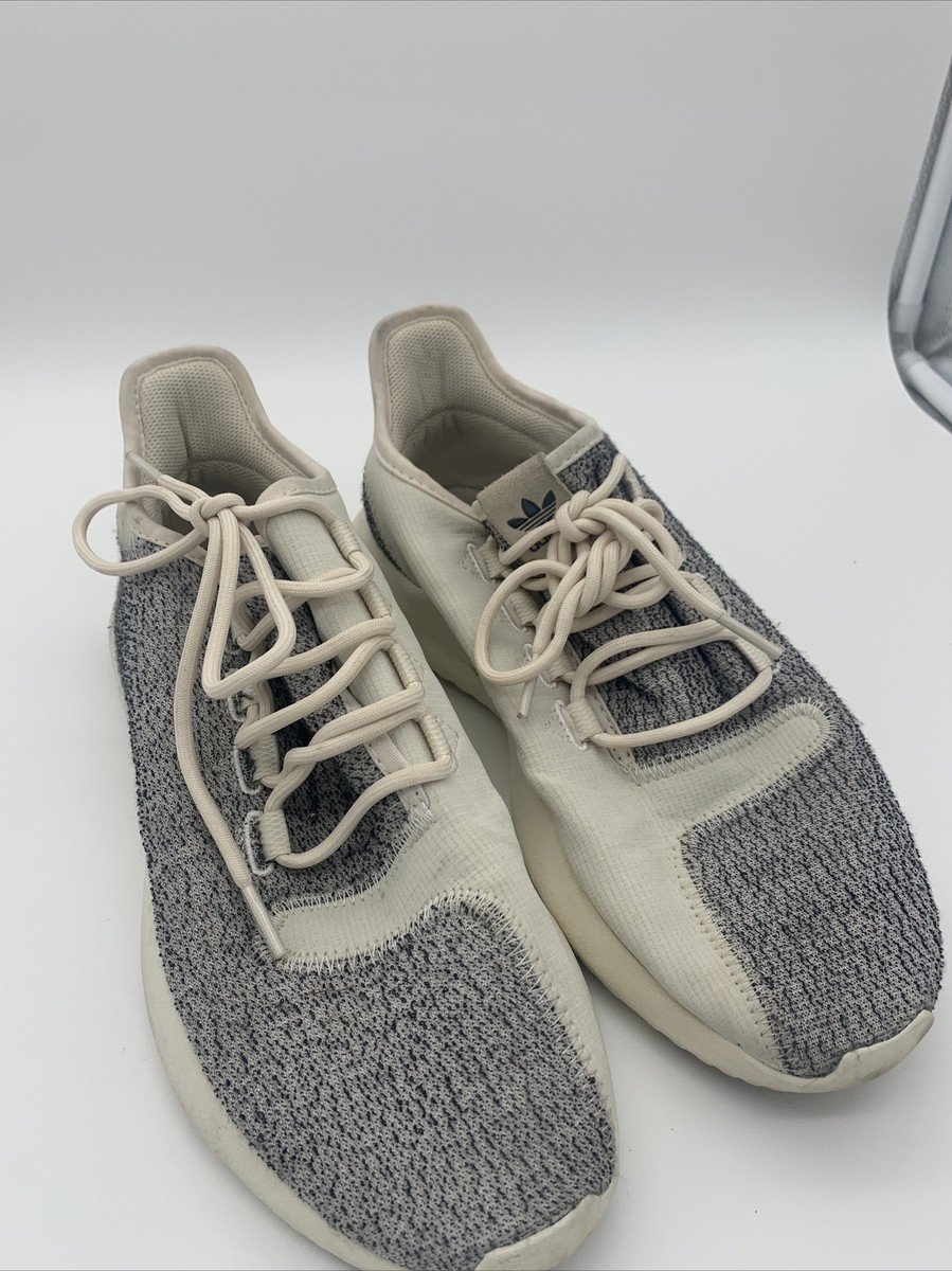 Size 9- adidas Tubular Shadow Knit Light Tan/white 2016