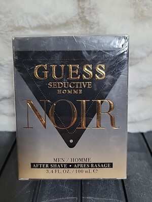GUESS Seductive Homme NOIR Men's AFTER SHAVE Fl oz