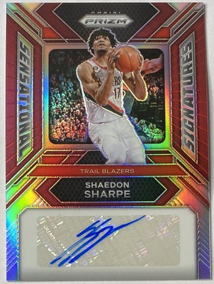 shaedon sharpe SPECTRA RPA 99シリアルAUTO