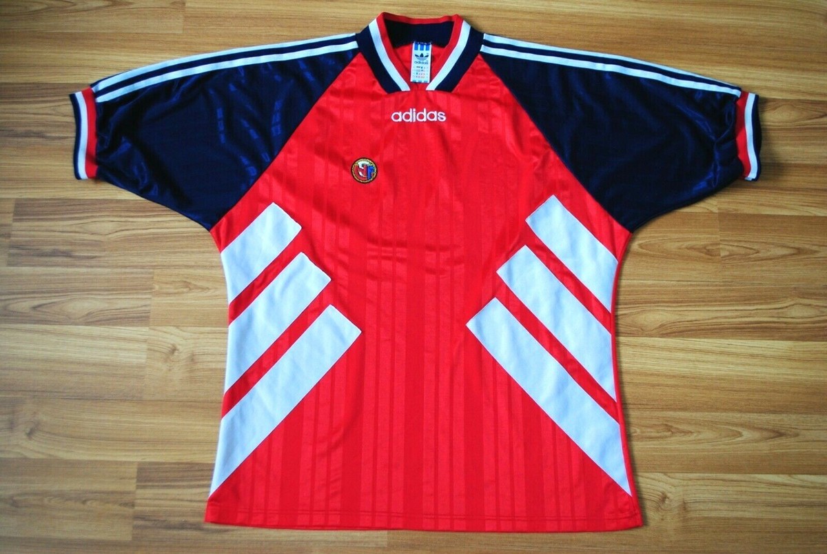NORWAY HOME FOOTBALL SHIRT 1993/1994/1995 JERSEY ADIDAS SOCCER NORWAY HOME FOOTBALL SHIRT 1993/1994/1995 JERSEY ADIDAS SOCCER