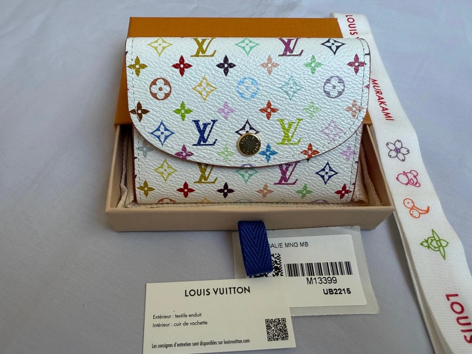 LOUIS VUITTON（LV） Portafoglio Louis Vuitton Takashi Murakami Multicolore Rosalie Portamonete LV x TM ??