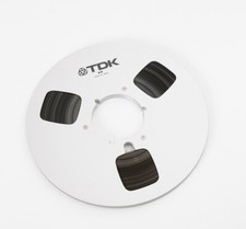 Tdk 10 1/2" Metal Reel For Reel To Reel Tape Deck. Nice