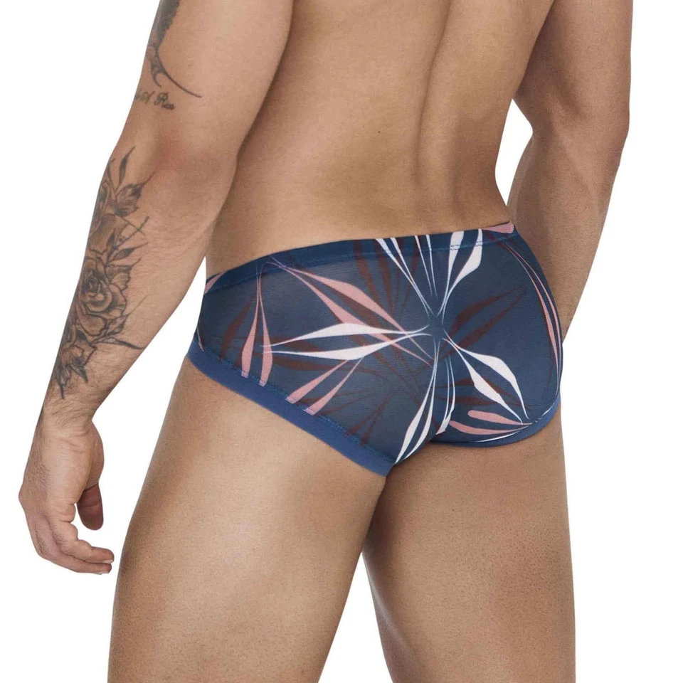 Clever Moda Continental Brief mens underwear bikini male slip mesh low rise - Image 3 of 3