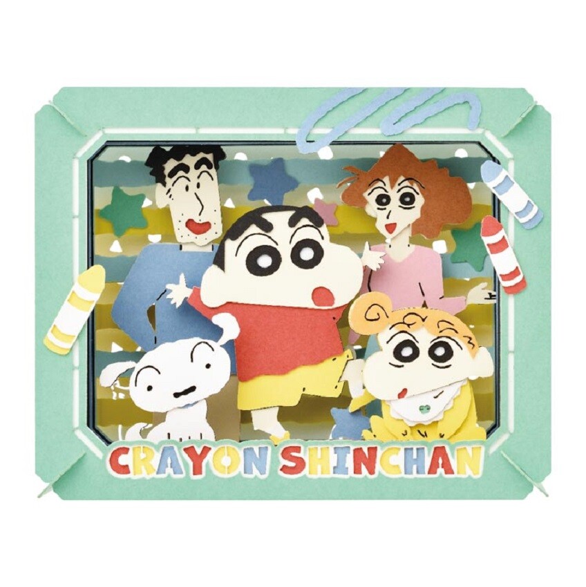 Nohara family (Crayon Shin-chan) PAPER THEATER ENS-PT-256 [CP-PT