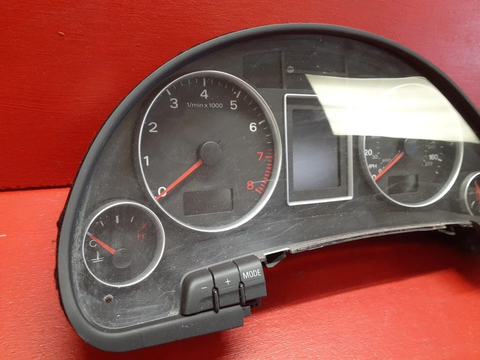 2005-2008 Audi A4 Quattro S4 RS4 Instrument Cluster Assembly Speedometer Gauges - Image 2 of 4