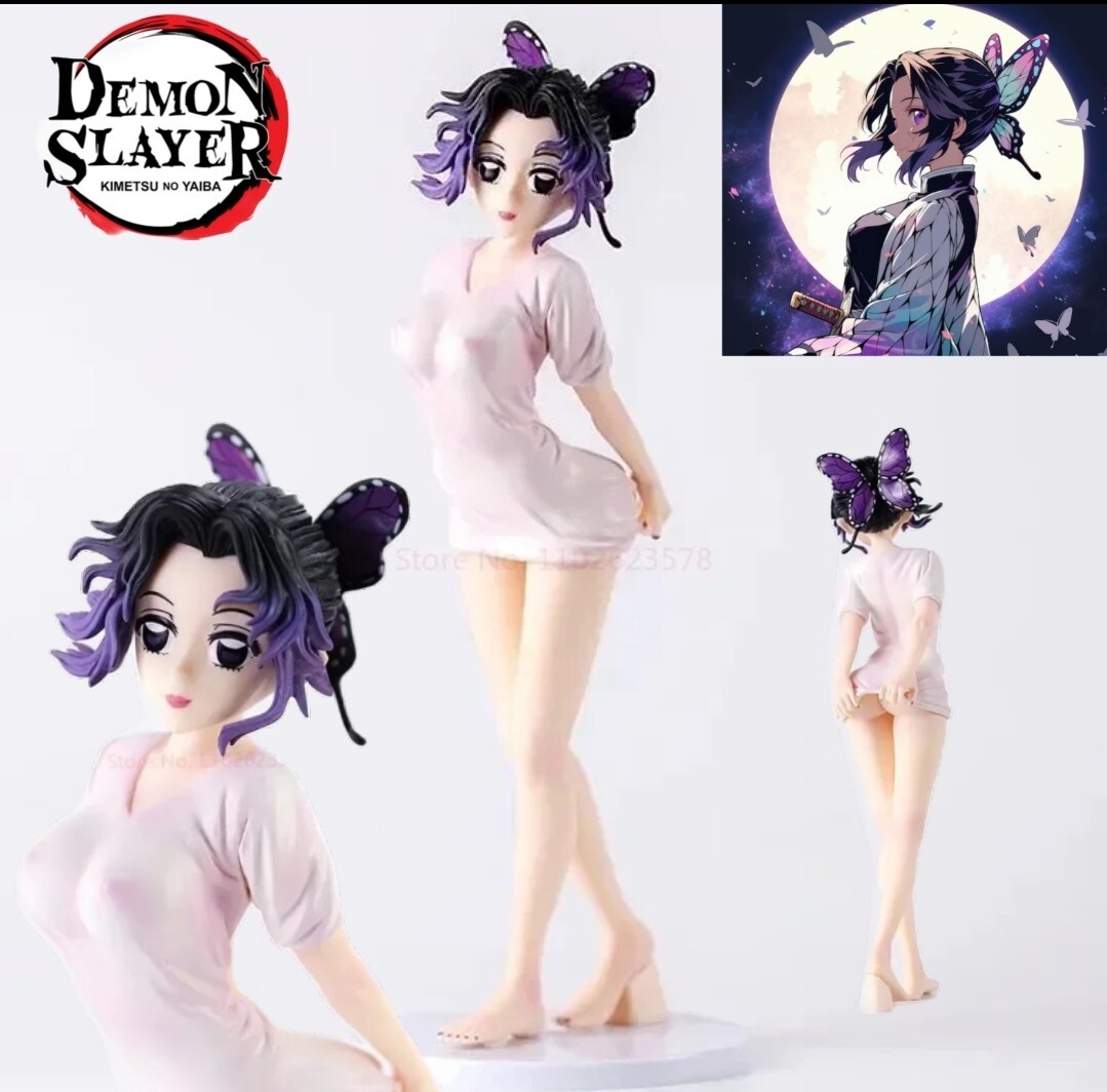 Demon Slayer Figurine Sexy shinobu 23cm statuette pilier de l'insecte  Adulte | eBay
