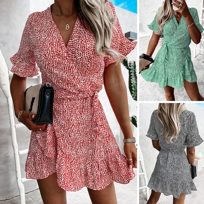 wrap around summer dresses
