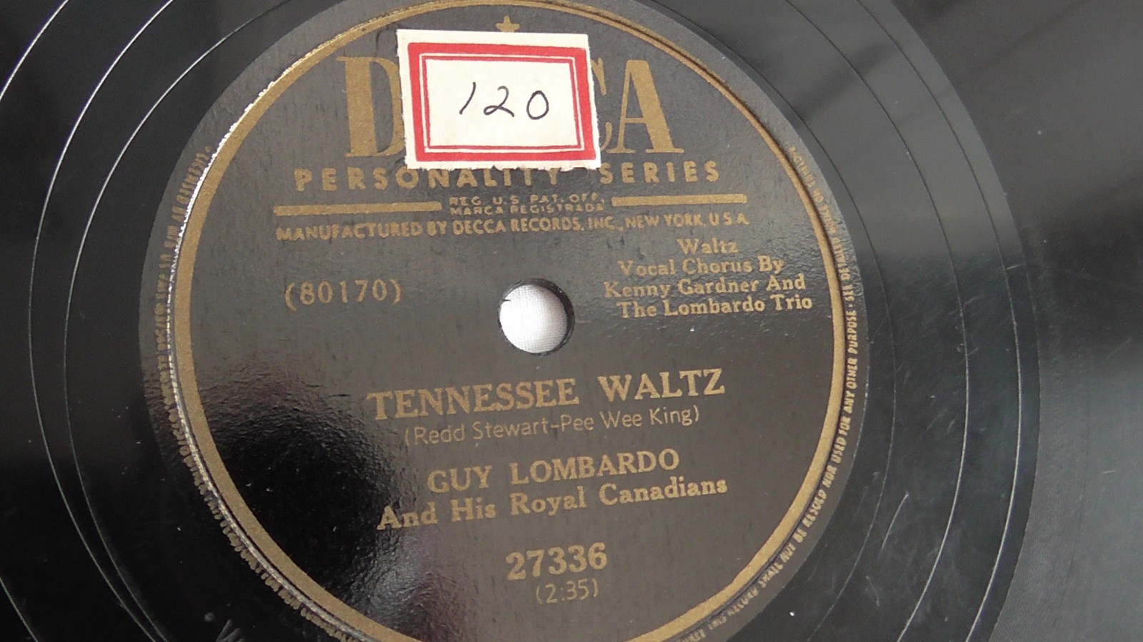 Guy Lombardo 78rpm single 10inch Decca 27336 Tennessee Waltz eBay