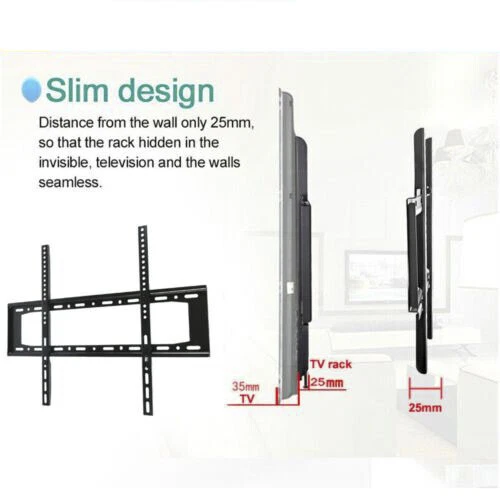 SOPORTE DE PARED TV VESA 14 22 32 40 42 50 55 60 65 70 75 80 Foto 3 de 4