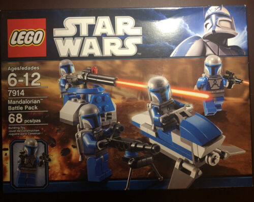 2x LEGO 7914 Star Wars MANDALORIAN Battle Pack Clone Troopers New Damaged Boxes - Picture 2 of 6