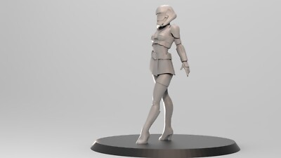 Storm Girl - 1/24 75mm Large scale artistic/pinup resin model XD