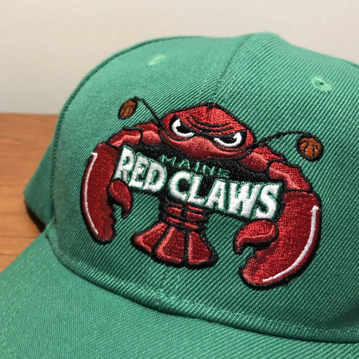 Maine Red Claws Hat Baseball Cap Adult Celtics Vintage Retro G