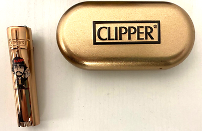 😎 1X CLIPPER MINI JOSH RAW LIGHTER ROSE GOLD WITH GIFT BOX 🔥 1CT