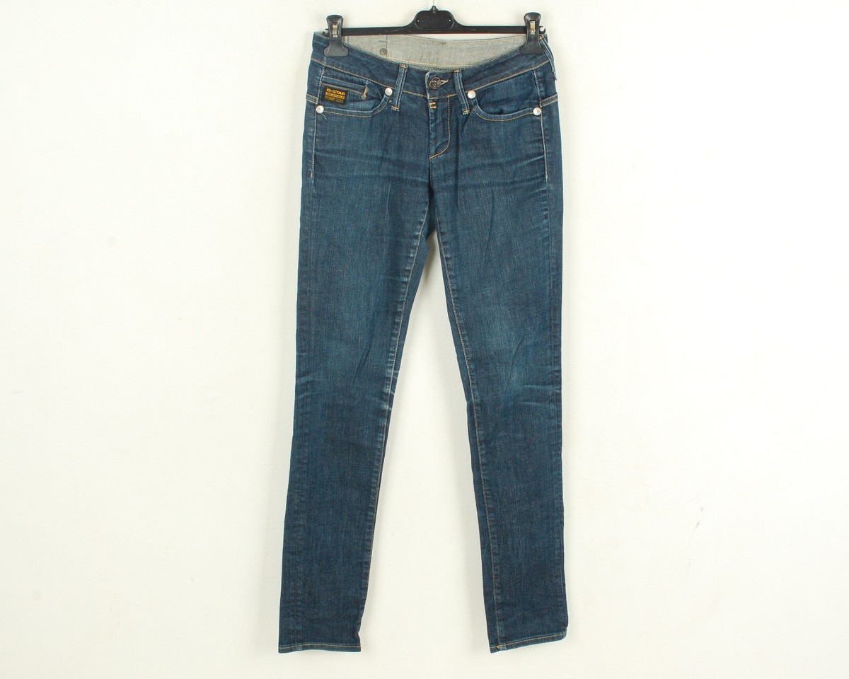 G-STAR Damen Midge Slim Straight Jeans – Slim Fit, 5-Pocket, Mit Verstellbarem Bund | Klassische Denim-Hose