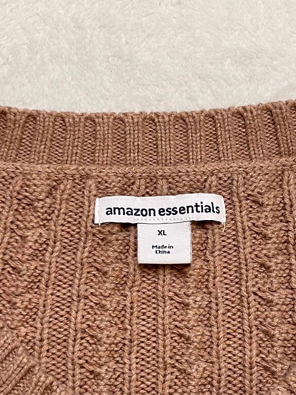 Amazon Essentials Womens Neutral Camel Taupe Fish… - image 2