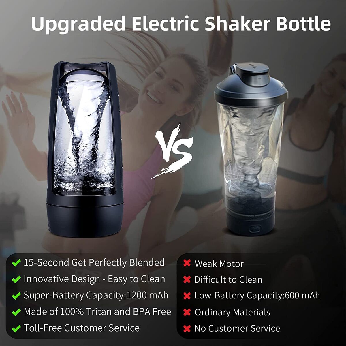 Electric Shaker Bottles