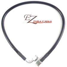 Turbo Oil Feed Line 48 Black Ptfe Steel Braided -4an Str. X 90 Made In Usa Turbo Oil Feed Line 48 Black Ptfe Steel Braided -4an Str. X 90 Made In Usa