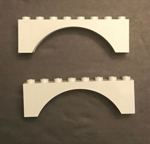 Lego 1x8x2 Arch Qty 2 (3308)  Gray - Picture 1 of 2