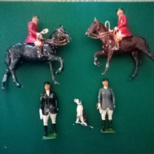 Vintage Britain's Fox Hunting 5 Piece Set