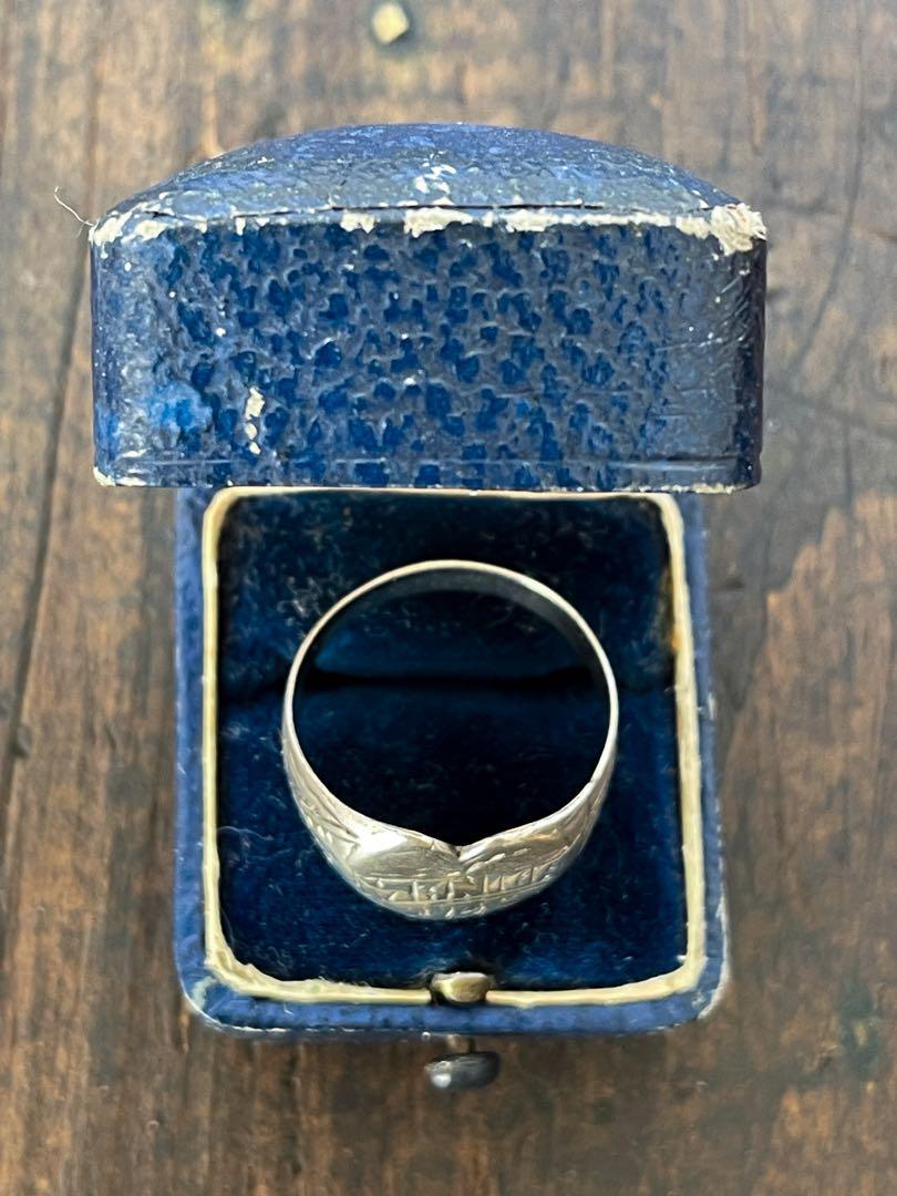 Vintage 1945 WWII Manila Sweetheart Heart Ring Rare Souvenir Vintage 1945 WWII Manila Sweetheart Heart Ring Rare Souvenir