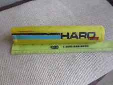1980s HARO MASTER YELLOW HANDLE BAR PAD BMX FREESTYLE HANDLEBAR FREESTYLER
