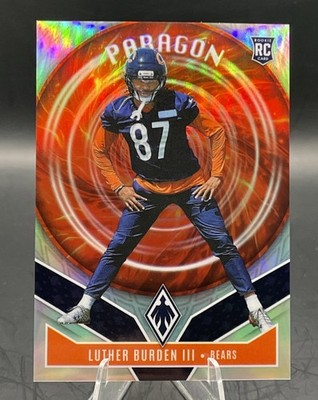2025 Panini Phoenix - LUTHER BURDEN Rookie  Paragon Silver Holo RC #15 - Bears 