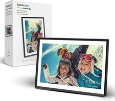 ApoloSign Digital Picture Frame by Large WiFi Digital Photo Frame, 10.1 inch