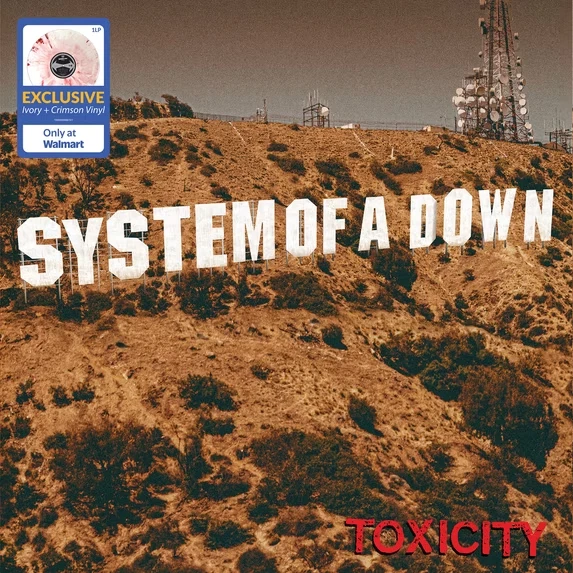 System Of A Down - Toxicity 25th Anniversary Ivory Crimson Color Vinyl LP