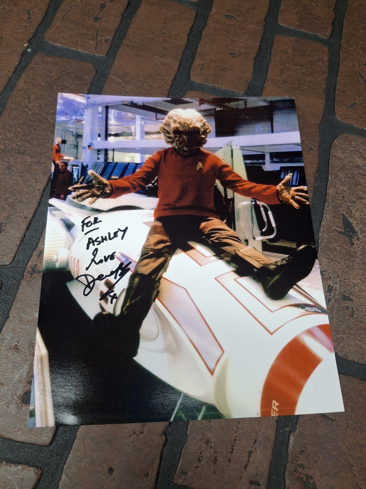 Star Trek Print Signed By Deep Roy 8x10 Personalized