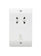 MK MH4709WHIC Shaver Socket 115 Output 230V Input White