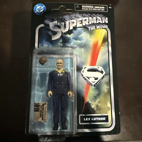 Lex Luther Superman the Movie 1978 DC Comics New Sealed Spinmaster Figure MOC