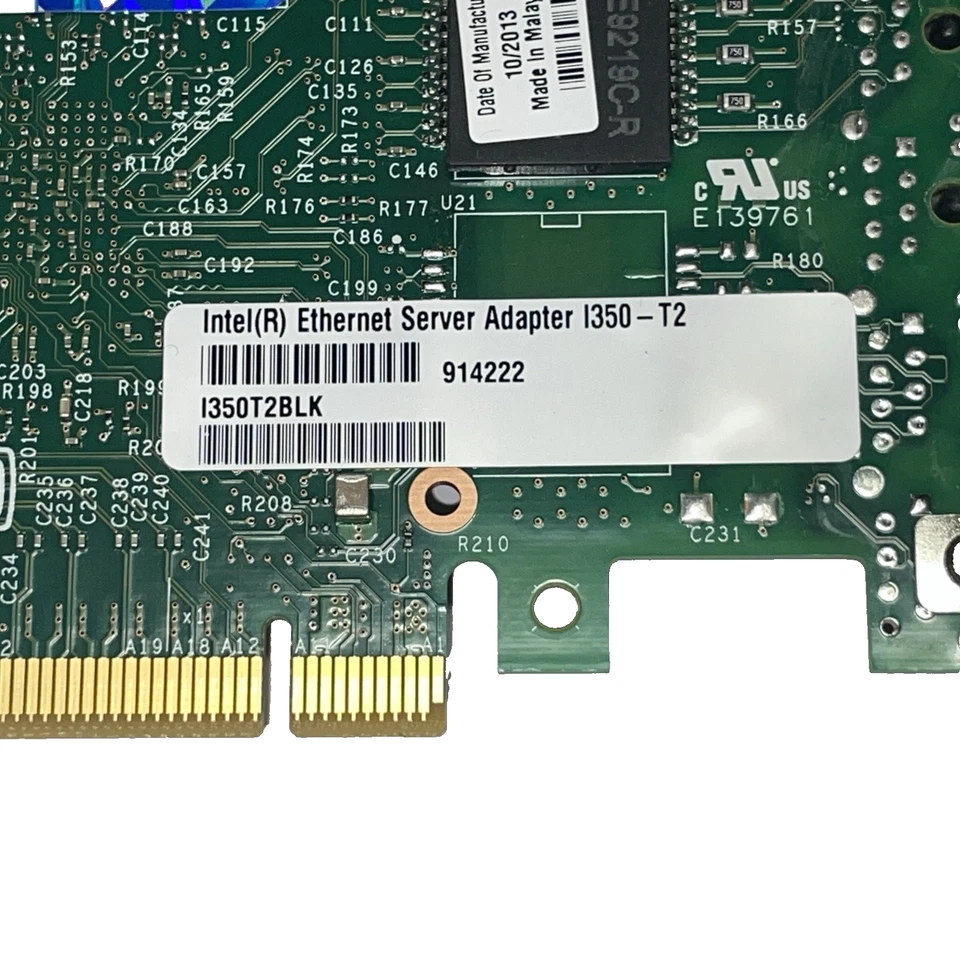 Intel I350-T2 I350TBLK 1GbE 2x RJ-45 PCIe x4 Network Ethernet Karte Low Profile - Bild 4 von 4
