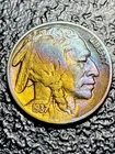 💎 STUNNING 1937 5C Buffalo Nickel MONSTER TONER