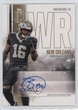 2024 Topps Signature Class Rookie Class Auto Bub Means #RCA-BM Auto 1bi0