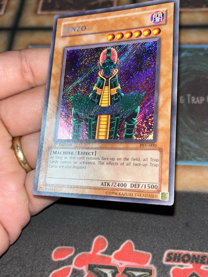 Yugioh Jinzo PSV-000 Pharaoh's Servant 1st Edition Secret Rare NM - Image 3 of 4